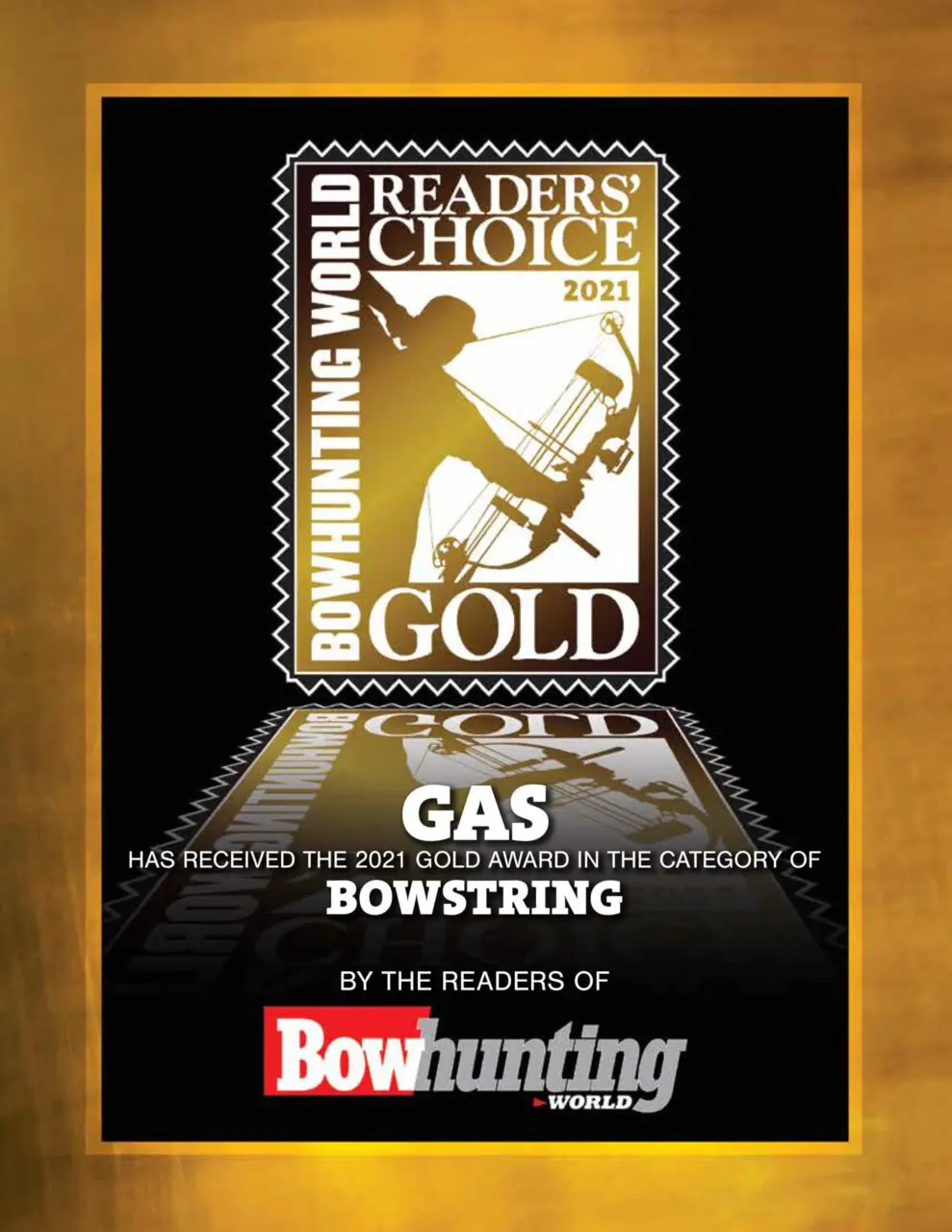 GAS Bowstrings Wins Readers Choice Gold for 2nd Consecutive Year
