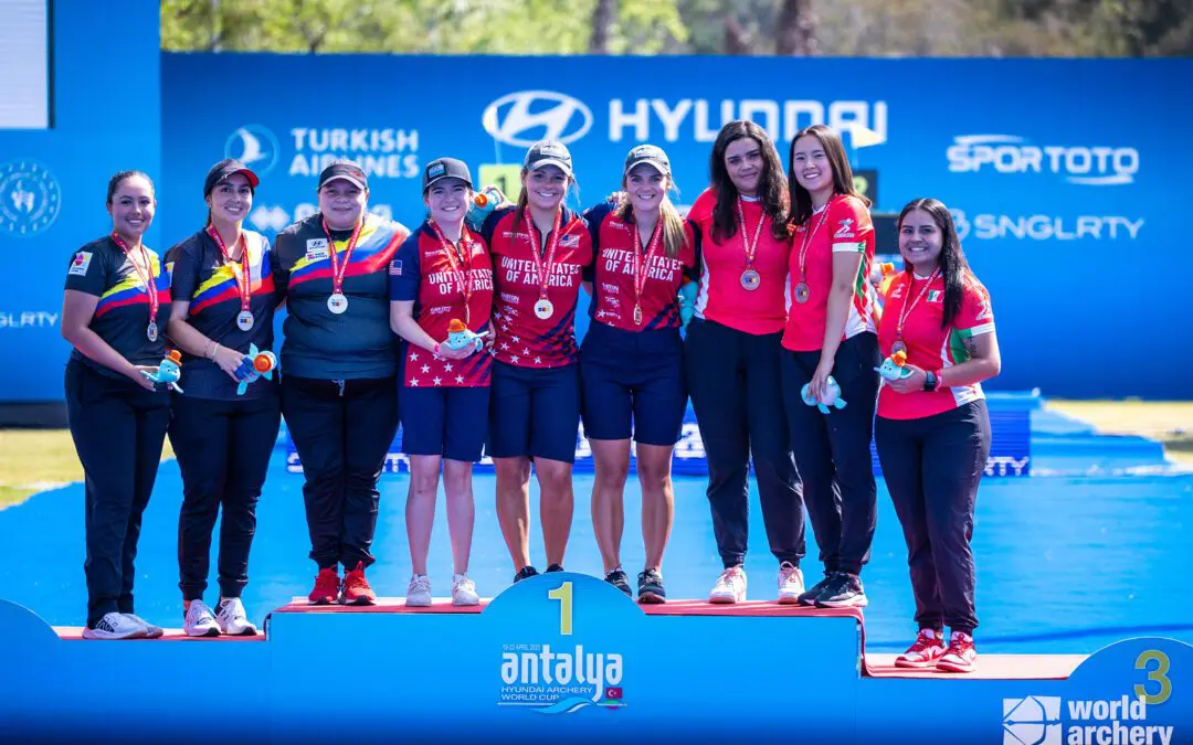 Women’s Compound Podium Sweep in Antalya