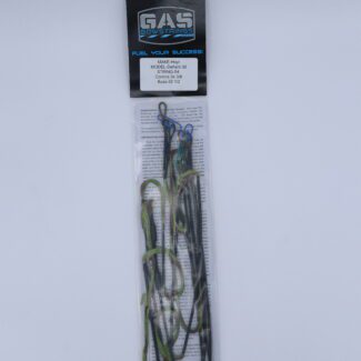 Hoyt Defiant 30 #2 Cam - Kiwi / Medium Brown Twist with Black Servings