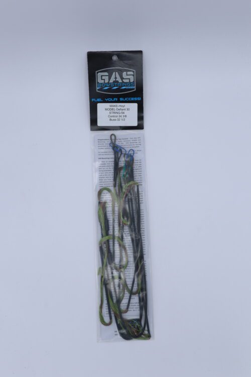 Hoyt Defiant 30 #2 Cam - Kiwi / Medium Brown Twist with Black Servings