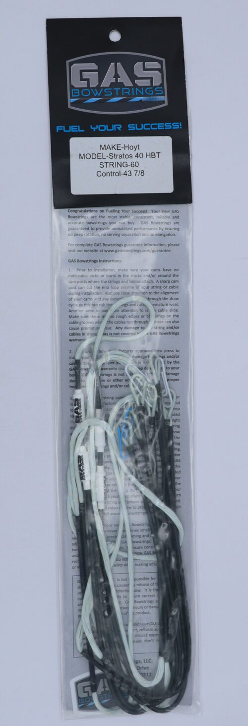 Hoyt Stratos 40 HBT #1 Cam - Ghost XV with Black Servings